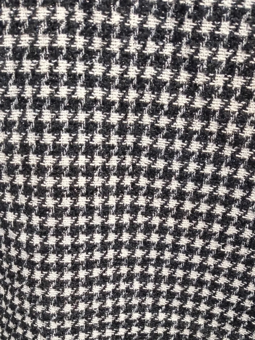 Kate Spade Black and White Houndstooth Tweed Dress Size 10